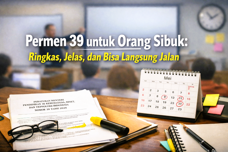 Permen 39 Untuk Orang Sibuk