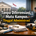 Tanpa Diferensiasi Mutu Kampus Tinggal Administrasi