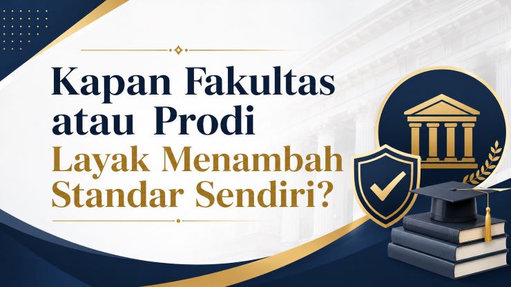 Kapan Fakultas dan Prodi bisa bikin standar sendiri